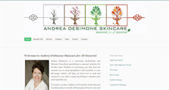 Desktop Screenshot of andreadesimoneskincare.com